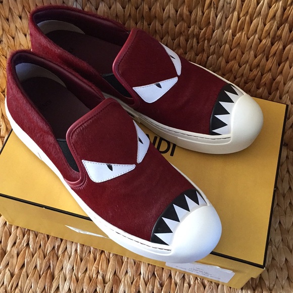 ❤️Sold!❤️ Fendi Monster Calf Hair Sneakers - Picture 2 of 8